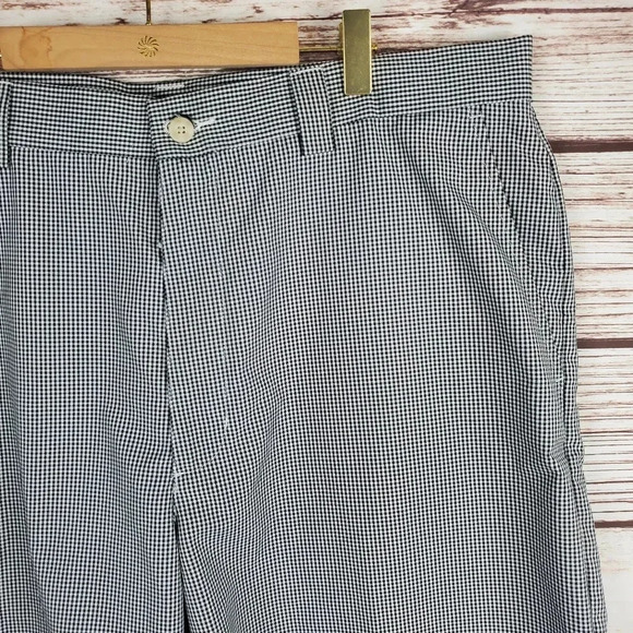 Pro Tour Cool Play Mens 36x10 Black/White Houndstooth Golf Shorts           #121 - Picture 3 of 12